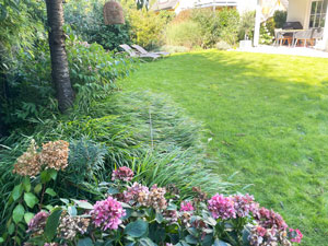 BV Alstertal Bepflanzung Rasen mit Liegen 2s